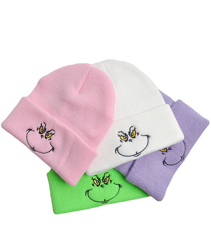 Embroidery Holiday Cap Beanie