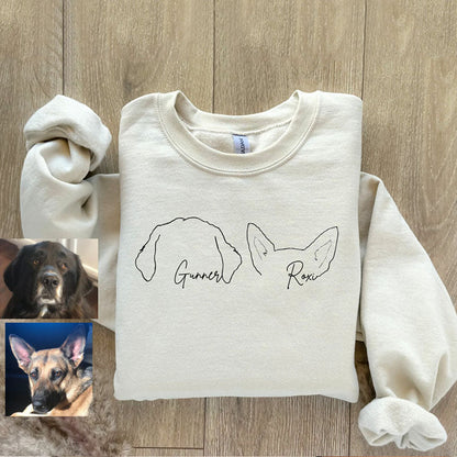 Custom Pets Ears T-shirt/Sweatshirt/Hoodie