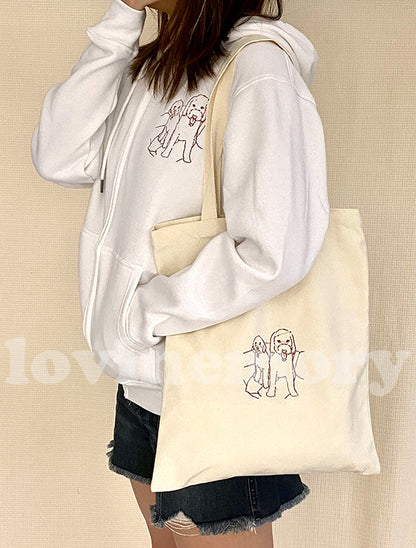 Custom Embroidery Canvas Bag